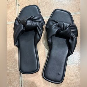 Torrid-Black Knotted Sandals